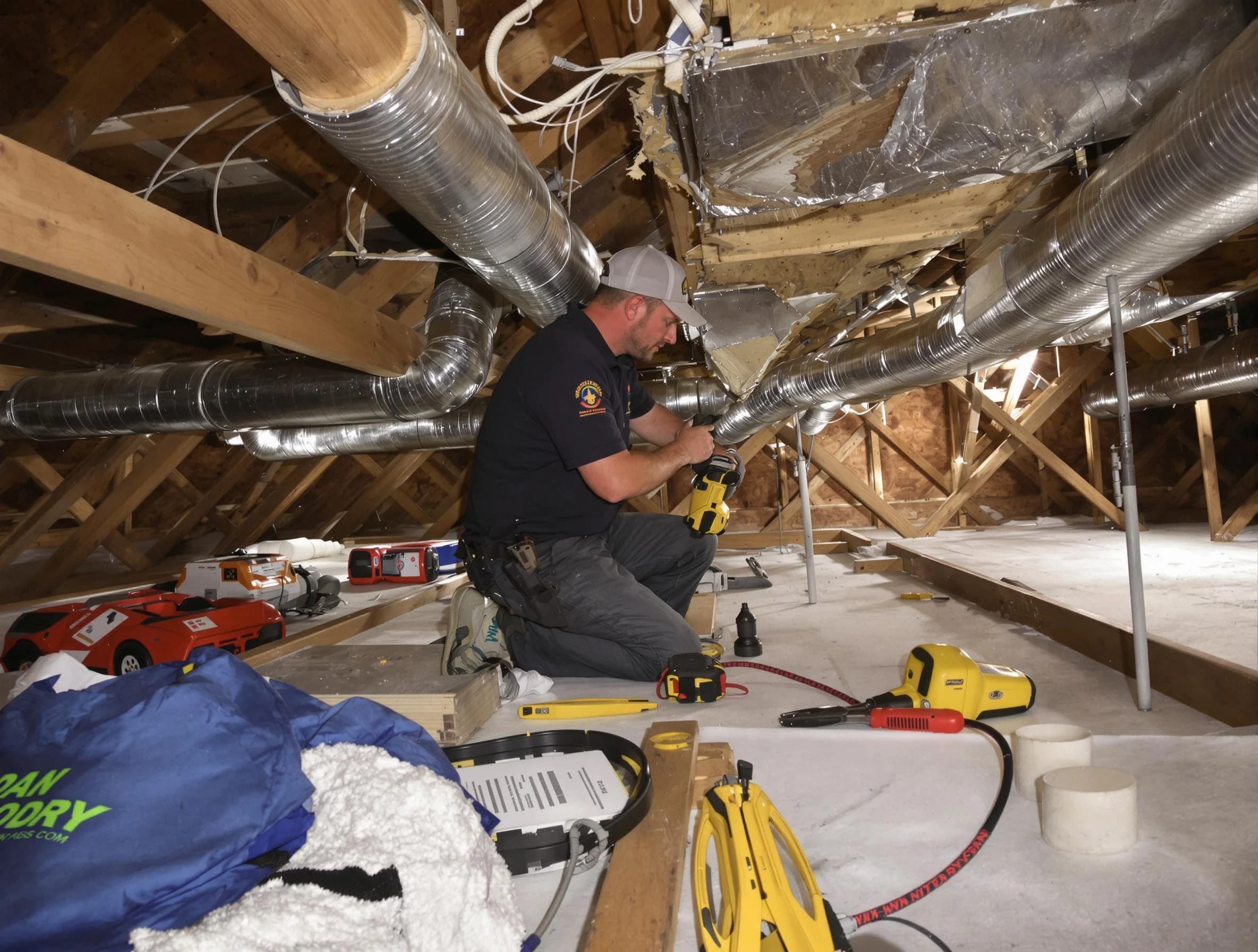 Professional air duct repair by Temecula Air Duct Cleaning in Temecula