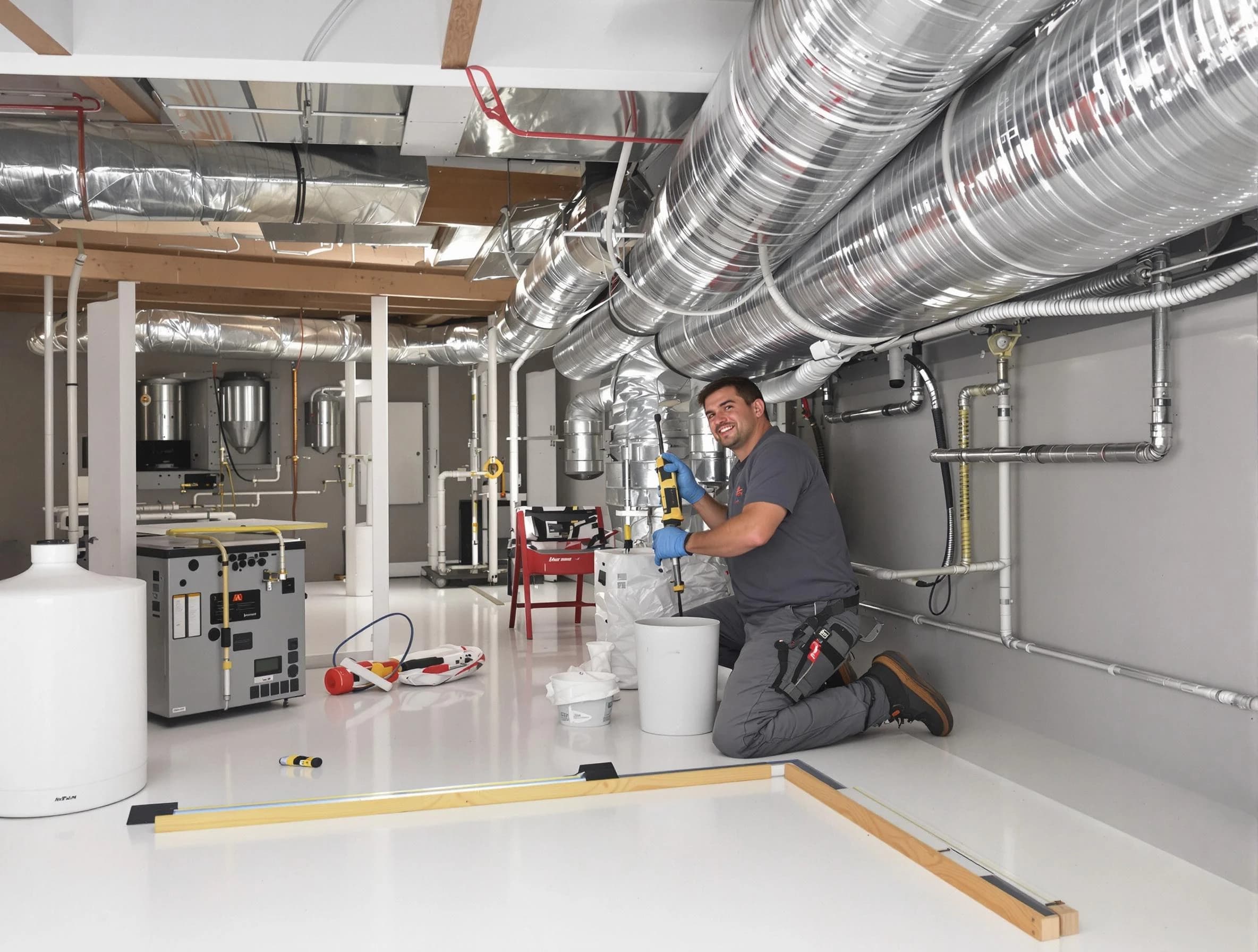 Professional duct sealing service by Temecula Air Duct Cleaning in Temecula